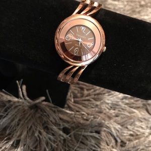 Custom Rose gold bracelet watch